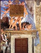 Andrea Mantegna Inscription with Putti painting